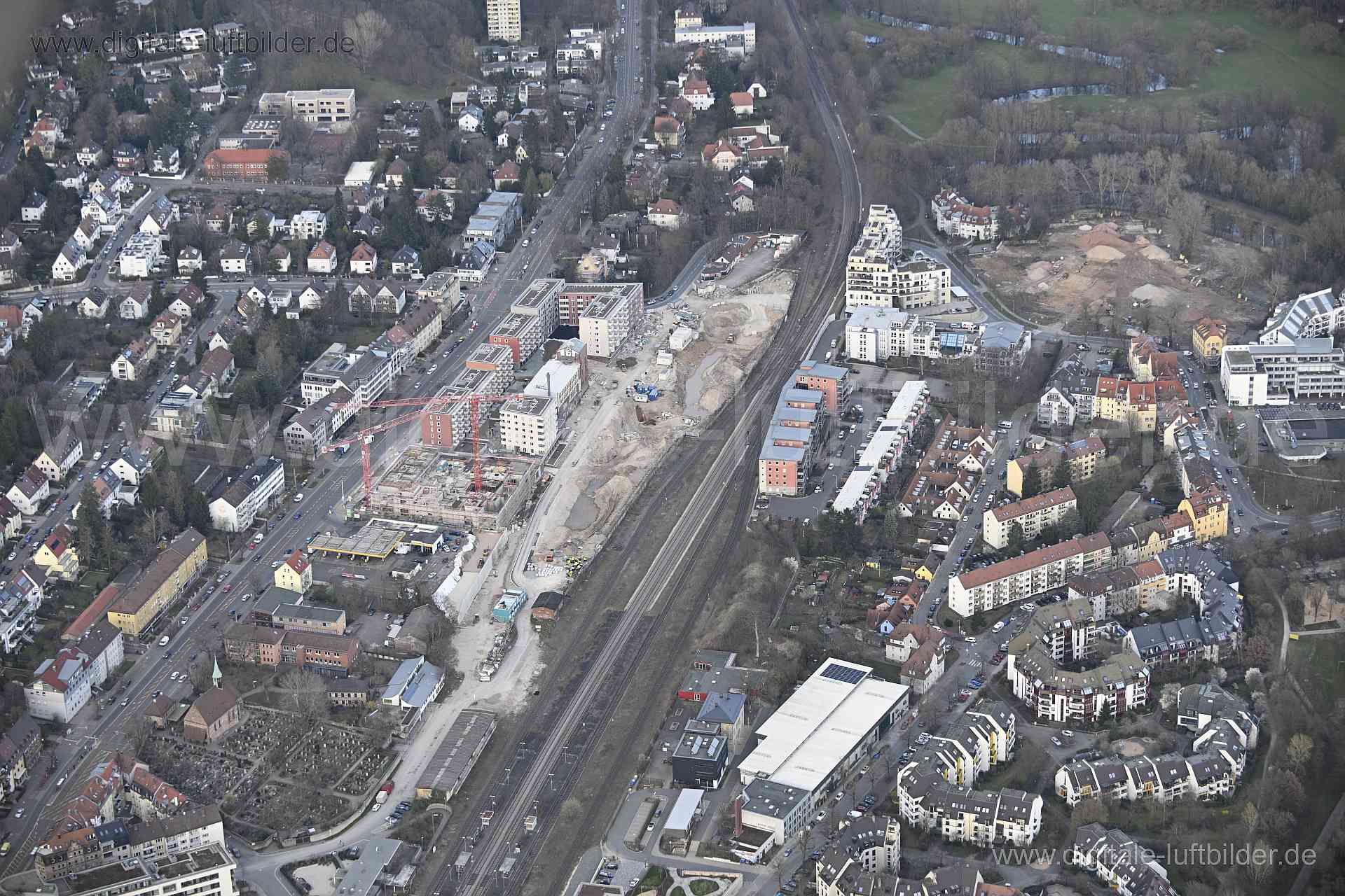 Titel: ehem. Branntweinareal, Bildnummer: n530740, Ort / Stadt: Nürnberg, (Land)Kreis: kreisfreie Stadt Nürnberg, Regierungsbezirk: Mittelfranken, Bundesland: Bayern, Aufnahmedatum: 09.03.2024, Schlagwörter: Deutschland, 90491, Am Ostbahnhof, Erlenstegenstraße, Martin-Albert-Straße, Nürnberg, Steuerwald-Landmann-Straße, Thumenberger Weg, Weißer Weg, Äußere Sulzbacher Straße, ehem. Branntweinmonopol, ehem. Branntweinareal, Monopol 491, wbg, Baustelle, Großbaustelle, St. Jobst, Kran, Kräne, Monat: