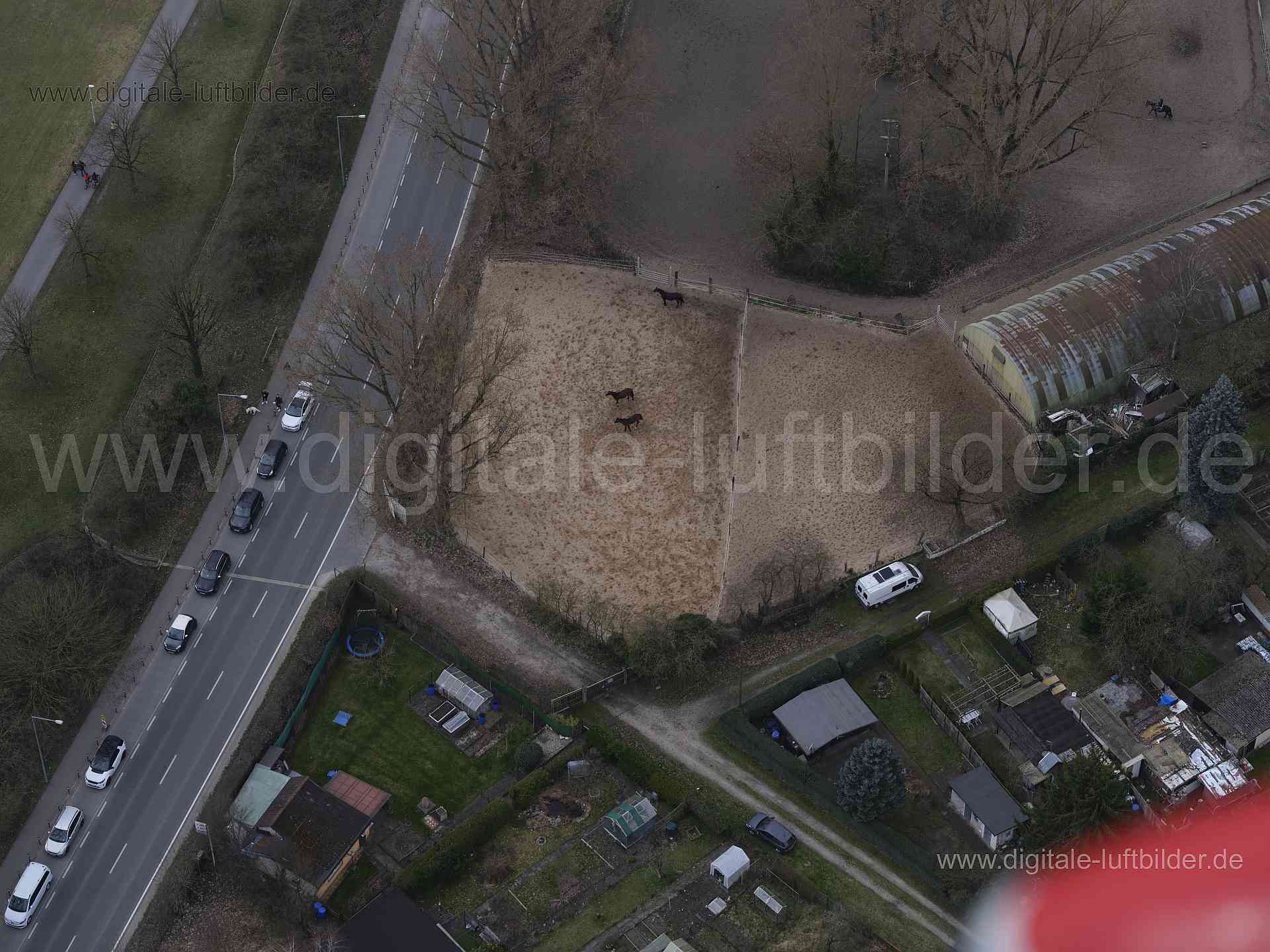 Titel: Marienbergstraße, Bildnummer: f540090, Ort / Stadt: Nürnberg, (Land)Kreis: kreisfreie Stadt Nürnberg, Regierungsbezirk: Mittelfranken, Bundesland: Bayern, Aufnahmedatum: 10.03.2024, Schlagwörter: Deutschland, , Marienbergstraße, Pferdekoppel, Marienbergpark, Monat: März, Jahreszeit: Frühling, Tageszeit: Mittag, Jahr: 2024, Flug ID: 20240310, Bildstatus: unbearbeitetes Rohbild, Bildabmessung: 11648 x 8736 Pixel, Fotograf & Copyright: Oliver Acker