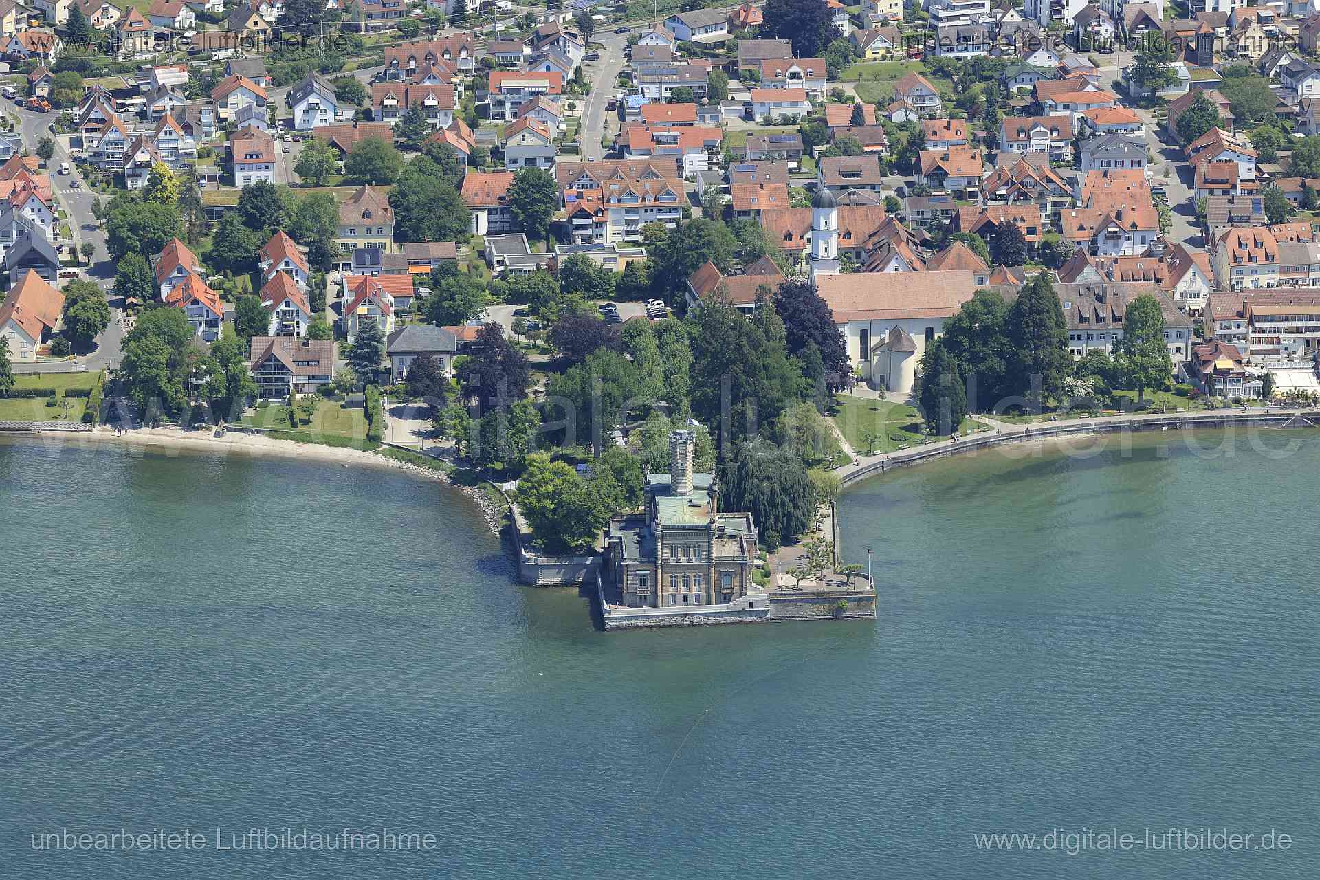 Luftbild - Schloss Montfort, Ort: Friedrichshafen, Tags: Schloss Montfort, Burgen & Schlösser, ...