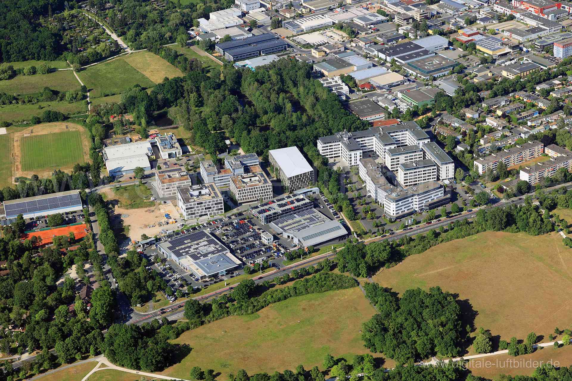 Luftbild - Marienberg Campus, Ort: Nürnberg, Tags: Marienberg Campus, Tucher, Tucher Stiftung, Marienbergpark, Marienbergc...