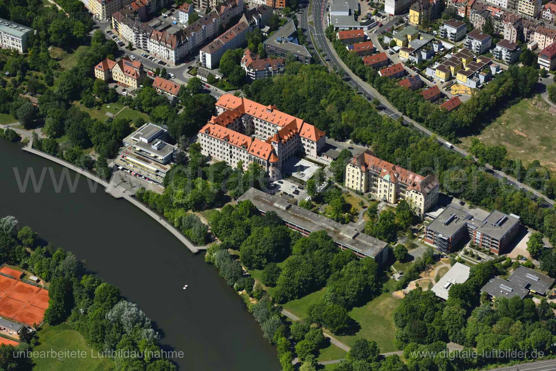Titel: Sebastianspital, Bildnummer: n261900, Ort / Stadt: Nürnberg, (Land)Kreis: kreisfreie Stadt Nürnberg, Regierungsbezirk: Mittelfranken, Bundesland: Bayern, Aufnahmedatum: 06.05.2018, Schlagwörter: Luftbild, Luftbilder, Luftbildfotografie, Luftaufnahme, Luftbildaufnahme, Luftfoto, Vogelperspektive, Vogelansicht, Deutschland, Schräg- und Senkrecht-Luftaufnahmen, Orthofotografie, 90489, Nürnberg, Veilhofstraße, Dr.-Gustav-Heinemann-Straße, Hohfederstraße, Fichtestraße, Fechnerstraße, Sebastian